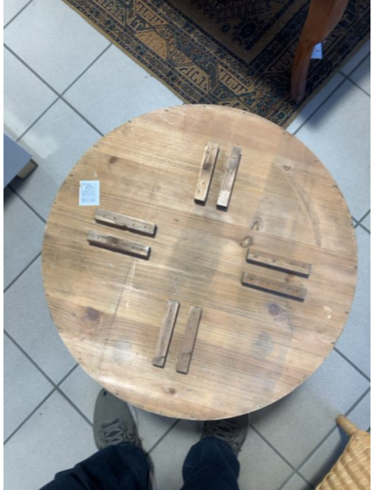Rundt bakkebord